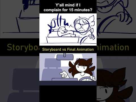 Storyboard vs Animation: me complaining for 15 mins (shot 8)