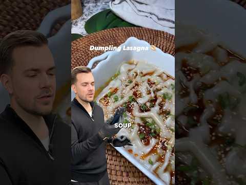 Soup Dumpling Lasagna 🤯🥟