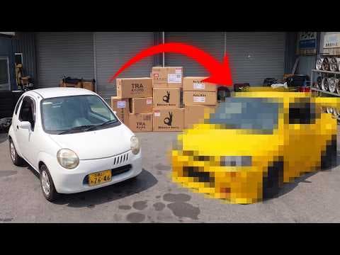We Built a Tiny Fake GTR (full build)