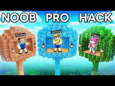 Minecraft TREE HOUSE NOOB vs PRO vs HACKER...