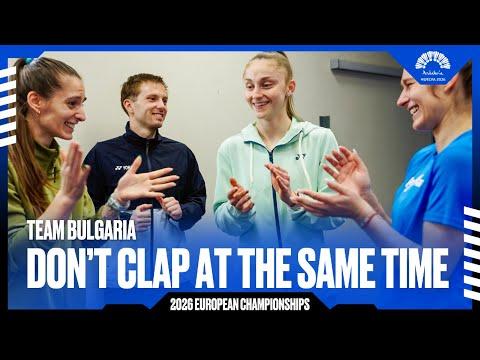 Don't Clap At The Same Time Challenge with Team Bulgaria 🇧🇬🤣