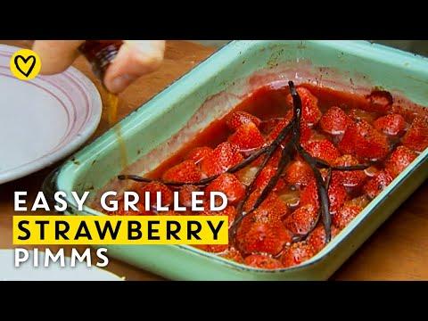 EASY Grilled Strawberries & Pimms | Jamie Oliver