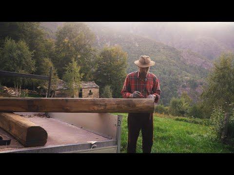 #180 Building a stone staircase, Installing lintels, And Ela's birthday