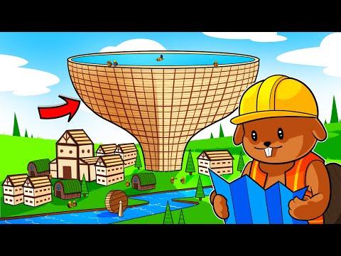 Storing water the ENGINEERING WAY in Timberborn!