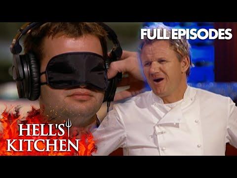Gordon Ramsay's Blindfold Taste Test Chaos! | Hell's Kitchen Season 3 - Ep. 4, 5, 6 | Full Episodes