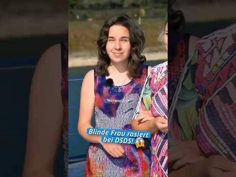 FANTASTISCHE Sängerin kann nichts sehen!😮