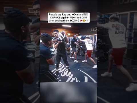 People say Ray and xQc stand NO CHANCE against N3on and DDG after seeing them BOXING 🥊😳👀