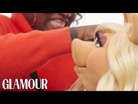 Cheryl's doing her best, Miss Piggy!