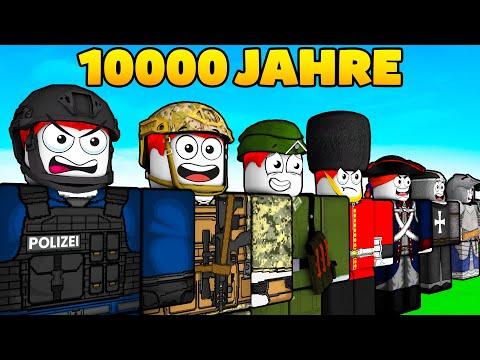 1 JAHR SOLDAT gegen 10000 JAHRE SOLDAT in Roblox Soldaten Evolution