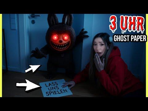 mache NIEMALS RITUAL GHOST PAPER mit XXL König checkmate LABUBU 3 Uhr nachts nach (VERFLUCHTE DINGE)