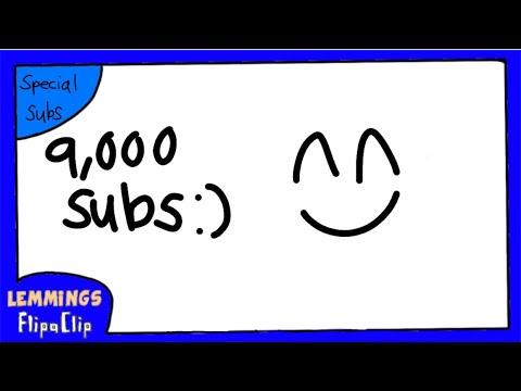 Lemmings Flipaclip 9k subs special 