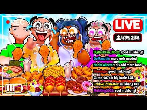 STREAM A MUKBANG!! | ROBLOX