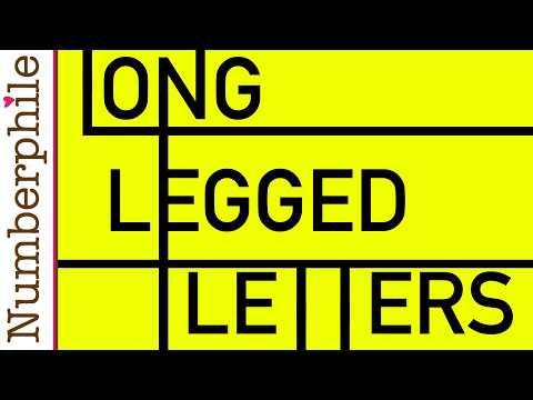 Long Legged Letters - Numberphile
