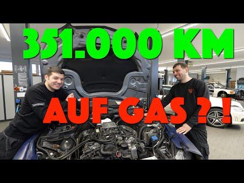 GAS E500 W212 Mercedes Motorcheck nach 350 Tkm Laufleistung LPG AMG
