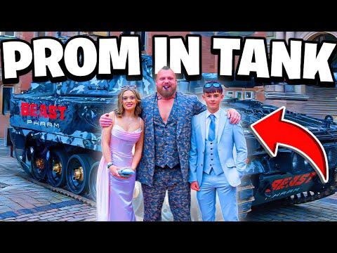 Going To PROM In A TANK | Ft. Eddie Hall