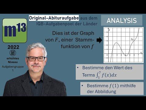 Abitur-Aufgabe: 2022 - ANALYSIS - OHimi - erhöhtes Niveau - Aufgabengruppe 1