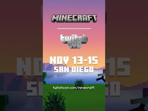 Minecraft is back at TwitchCon San Diego!