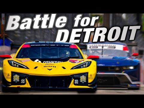 Inside CORVETTE and FORD's battle for VICTORY on the streets of Detroit (IMSA GTD PRO 2025)