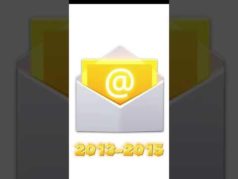 Android/Samsung Email Logo Evolution Historical Logos #shorts #android #samsung #technology 