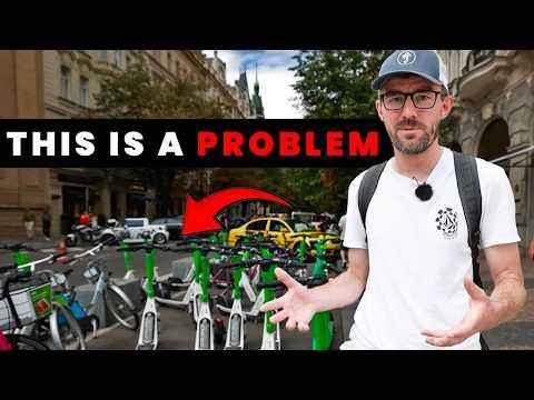 Drunk tourist CRASHES into police car on a Lime scooter