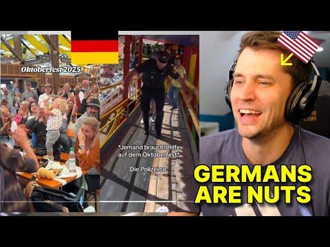 American reacts to top Videos From Oktoberfest 2025