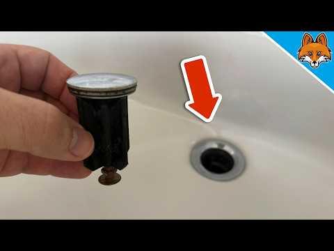Waschbecken Stöpsel geht nicht mehr hoch?💥(In Sekunden entfernen)🤯