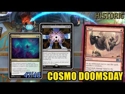40+ Damage With A Single Thud! | Cosmo Doomsday Combo | Historic BO3 | MTG Arena