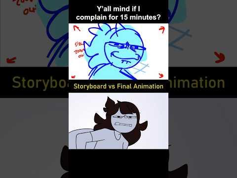 Storyboard vs Animation: me complaining for 15 mins (shot 1)