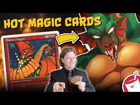 Drawing Classic Magic Cards But Making Them HOT (ft. The Prof)