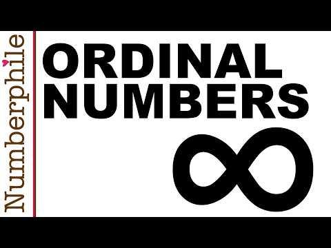Ordinal Numbers - Numberphile