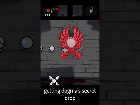 Getting Dogma's Secret Drop #tboi #thebindingofisaacrepentance #thebindingofisaac #bindingofisaac