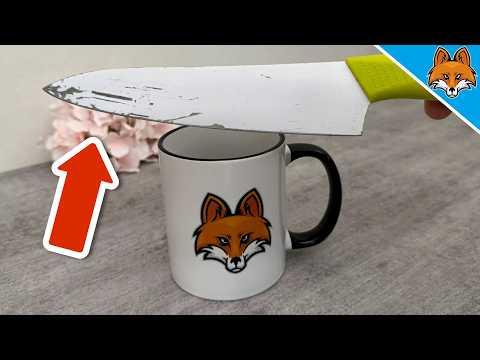Messer schärfen OHNE Messerschärfer💥(In wenigen Sekunden)🤯