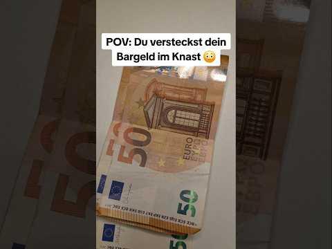 Bargeld verstecken im Knast 😳