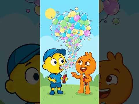 Magic water ✨ Bimo bubbles 🫧💛 #bimo #cartoon #bimoonline #animation