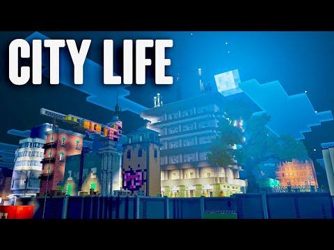 Improving My City One Building at a Time! - Let's Play Minecraft 711