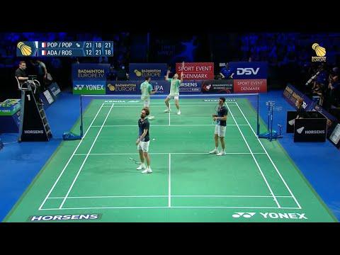 Match highlights: Popov brothers crowned European champions in all-French doubles final at #EC25