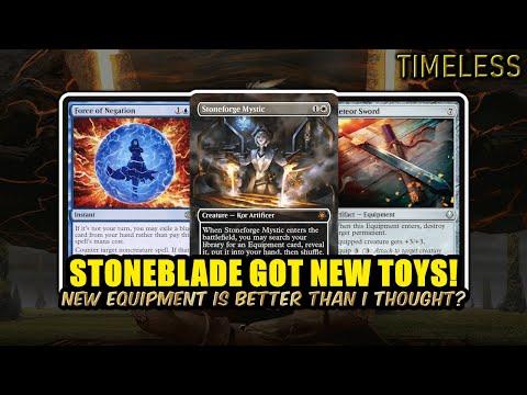 UW Stoneblade Got New Toys! ⚔️ This Equipment Is Better Than I Thought! | Timeless BO3 | MTG Arena