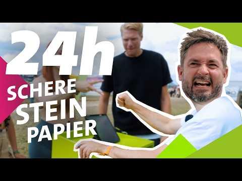 24 Stunden Schere, Stein, Papier auf dem Open Beatz Festival