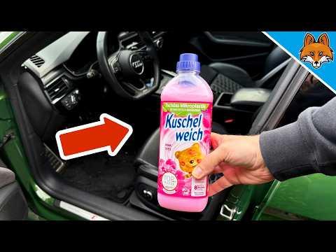 2 (leider Geheime) Tricks mit Weichspüler am Auto💥(KRASSES Ergebnis)🤯