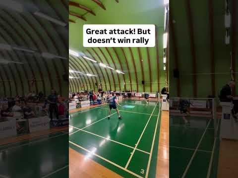 Rasmus Gemke shows beautiful that wins the rally #badminton #bulutangkis