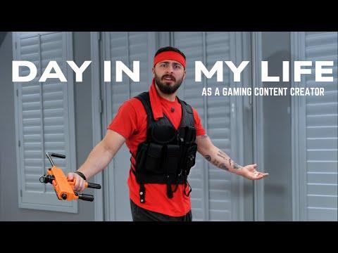 Day In The Life Of A Gamer Content Creator