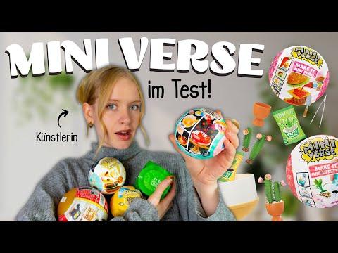 Künstlerin testet MINI VERSE Blind Box Kreativ Kugeln!