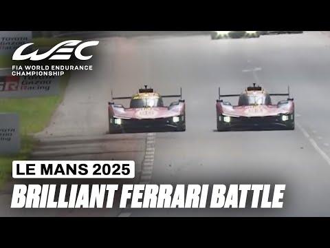 Ferrari vs Ferrari Battle for Second! | 24 Hour Le Mans 2025 | FIA WEC