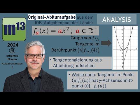 Abitur-Aufgabe: 2024 - ANALYSIS - OHimi - erhöhtes Niveau - Aufgabengruppe 2