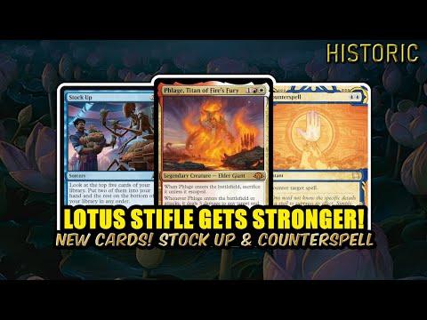 Jeskai Lotus Stifle – Stronger With Counterspell & Stock Up | Historic BO3 | MTG Arena