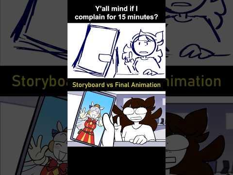 Storyboard vs Animation: me complaining for 15 mins (shot 14)