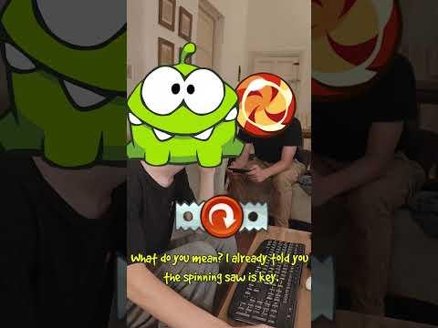 "What do your friends do when they come over to your house?"  #cuttherope #shorts #leveleditor