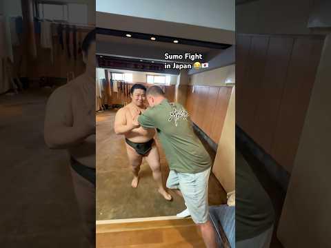 Ich versuche einen Sumo Ringer zu schieben #shorts