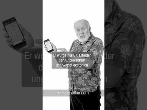 Er wurde nur 67: Erfinder der Autokorrektur unerwartet gestohlen
