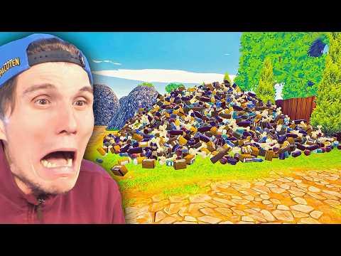 Ich grabe mich durch einen gigantischen MÜLLBERG